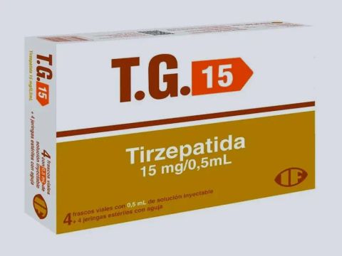 Frasco de T.G. tirzepatida