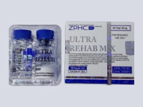Frasco de Ultra rehab mix, ZPHC