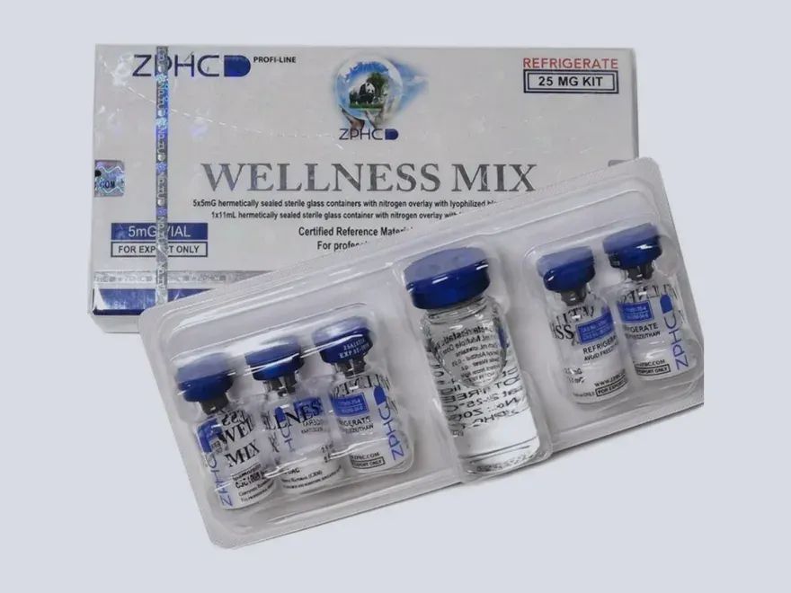Frasco de Wellness mix, ZPHC